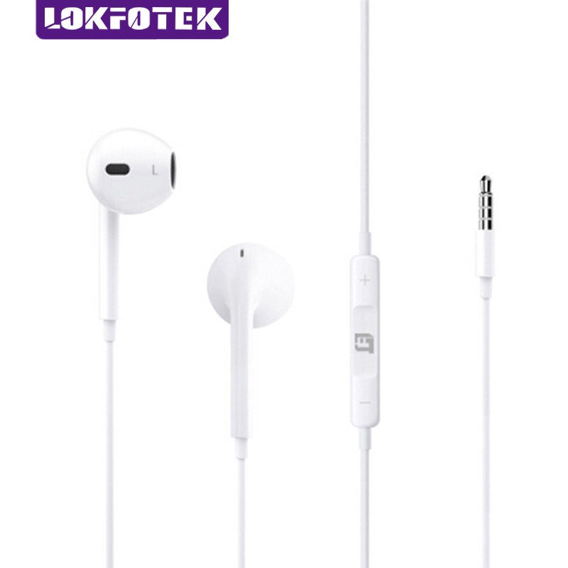 Tai Nghe Nhét Tai Lokfotek W01 Tích Hợp Micro Và Nút Điều Chỉnh Âm Lượng