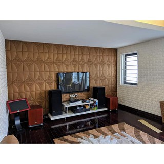 Xốp dán tường hoa hồng