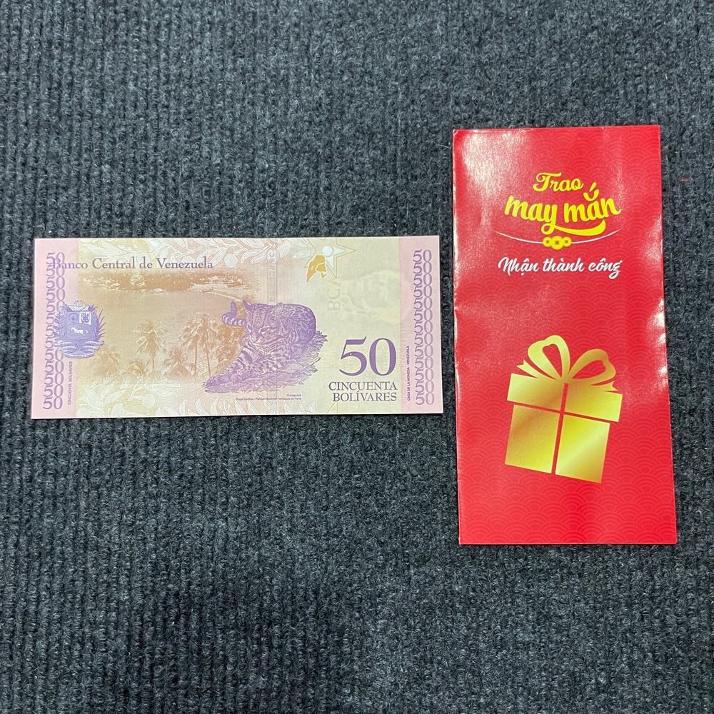 Tiền Hình Con Mèo Venezuela Lưu Niệm Lì Xì Tết 2023 - TẶNG KÈM BAO LÌ XÌ
