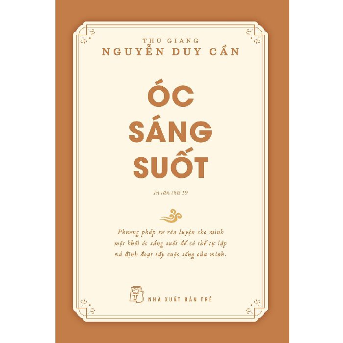 Sách - Óc Sáng Suốt ( Nguyễn Duy Cần)