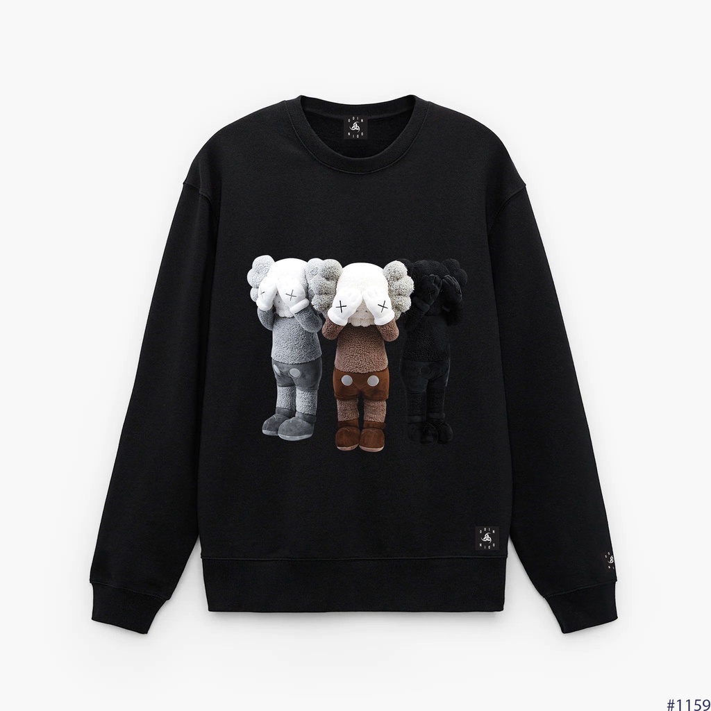 Áo Sweater OD Oversize Blind Kaws, áo nỉ dài tay Unisex ODIN CLOTHING