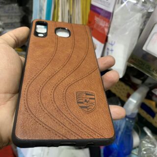 Ốp lưng dẻo vân da Samsung A8 star thời trang