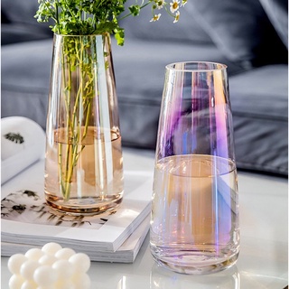 Bình hoa thủy tinh decor phong cách Bắc Âu RAINBOW