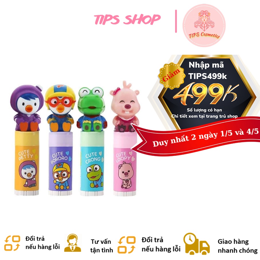 Son Dưỡng Pororo Cho Bé Lip Cure Hàn Quốc 2.5g Chính Hãng Mẫu Mới