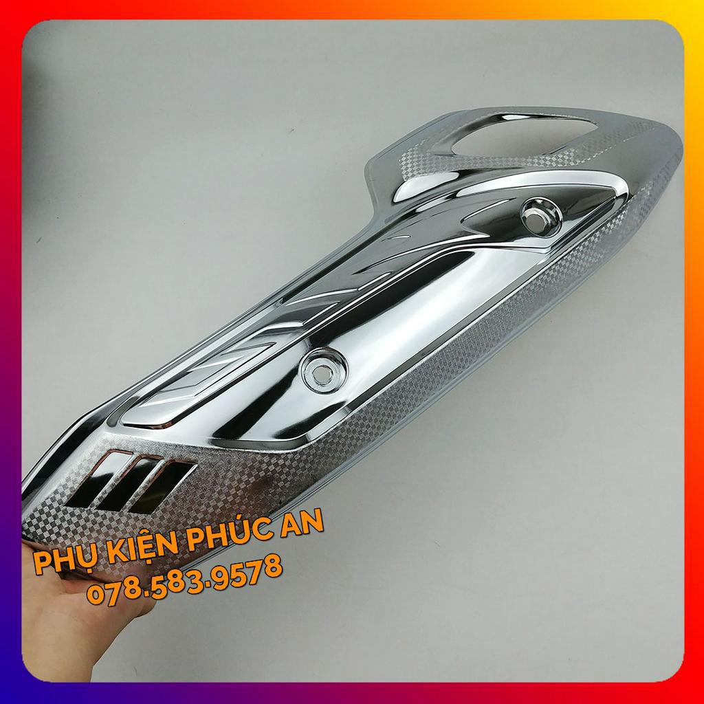 Ốp che ống pô xe Sh nam 125i 150i năm 2012 2013 2014 2015 2016 pát bô cách nhiệt ống xả Sh Việt 125 150