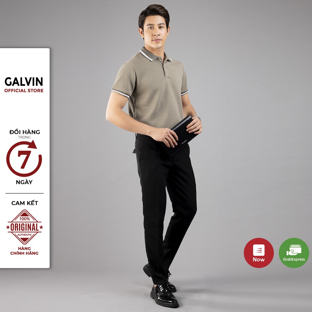 [Mã FAMALLT5 giảm 15% đơn 150K] Galvin - Quần tây nam chất tuyết co giãn nhẹ form ôm đứng dáng QAGV3
