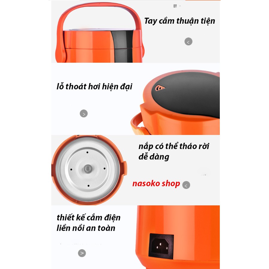 Nồi cơm điện mini hãng MEIYUN A2 1.2L quai xách tiện lợi | BigBuy360 - bigbuy360.vn