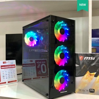 Vỏ Cây Máy Tính PC - Vỏ Case Gaming Start- GA - 4 Fan & 3 Fan  (398 x 195 x 326 mm) - Quạt Tản Nhiệt LED
