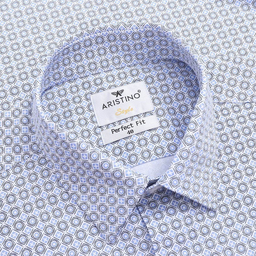 [MẪU MỚI] Áo sơ mi nam ngắn tay Aristino in họa tiết nam tính, thời thượng - ASS179S2