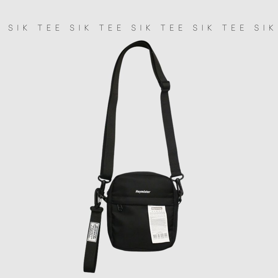 Túi đeo chéo mini nam nữ TEE SIK túi đeo vai unisex nhỏ gọn chất liệu vải Canvas chống nước nhiều ngăn TS12