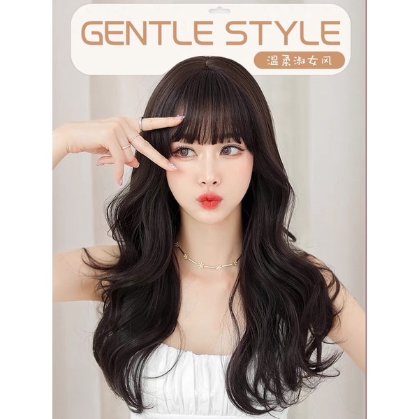 Tóc nguyên đầu xoăn sóng lơi tỉa layel 💙 sợi tơ hàn siêu cấp 💙 FREESHIP
