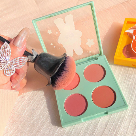 SWEET MINT® Make Up 4 Colors Flower Natural Long Lasting Matte Blusher | BigBuy360 - bigbuy360.vn