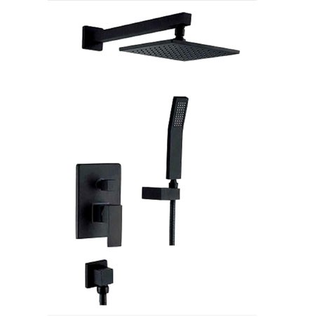 Sen Tắm Âm Tường Nóng Lạnh Đồng Đen VĐ08 - Hàng Cao Cấp