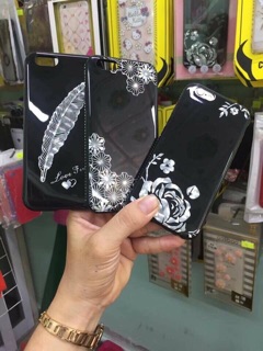 Ốp lưng sơn mài 3d đính đá jetblack cho iphone 5,6,6p,7,7p