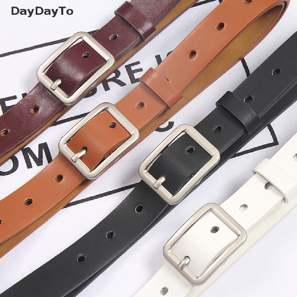 Thắt Lưng Da PU Khóa Vuông Thời Trang Cho Nữ Daydoyto 2021