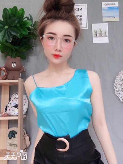 Áo kiểu lệch vai MẪU 5( kèm ảnh thật)
