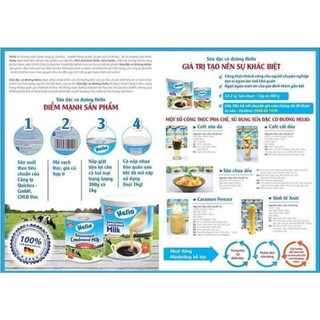Combo 3 hộp Kem đặc có đường Helio 1kg