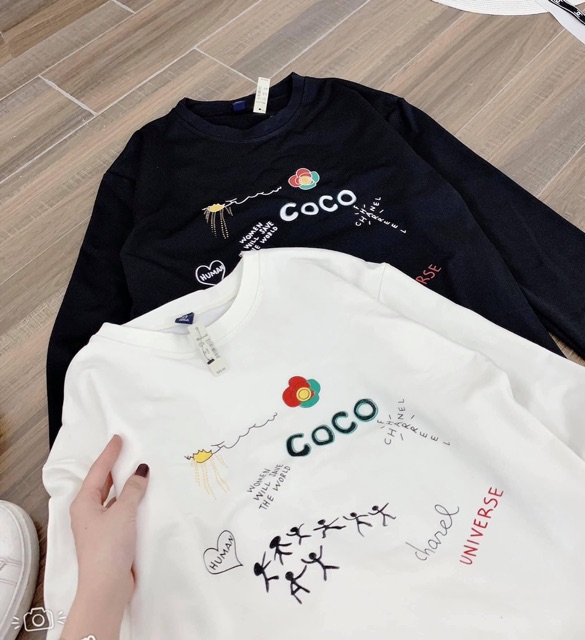 Áo nỉ coco hot hit da man