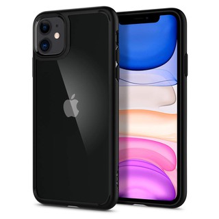 Ốp lưng iPhone 11 Spigen Ultra Hybrid - Viền Đen