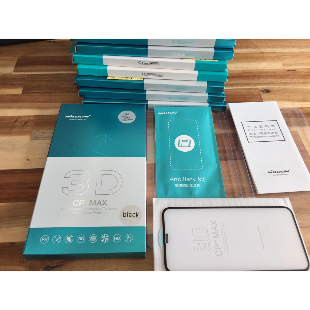 [ip X/ Xs/ Ip 11Pro]Cường lực full màn hình cao cấp Nillkin CP; XD; 3D