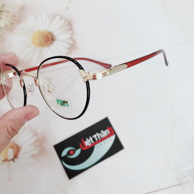Gọng kính cận tròn loại size nhỏ hàng tốt kính vintage 2021 nhận làm cận viễn loạn G3310