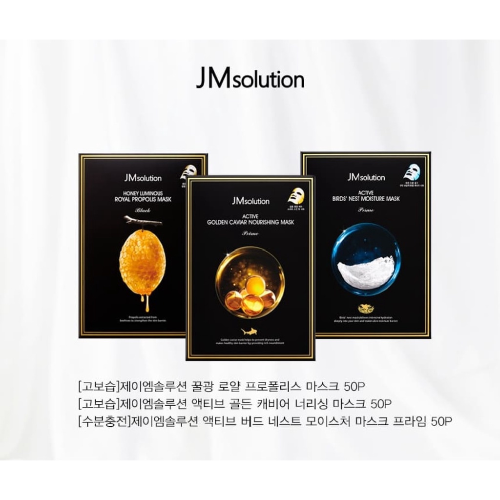 HỘP 10 MIẾNG MẶT NẠ JM SOLUTION