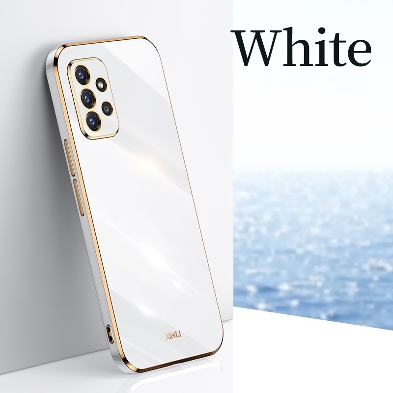 Ốp điện thoại cao su mềm mạ viền 6D sang trọng dành cho Samsung S21 FE S22 Plus S21Ultra S20FE R&X