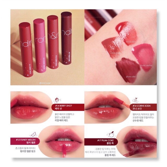Son Tint Romand Juicy Lasting Tint Ver 2
