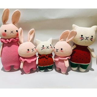 Heo bông , heo len handmade , Thú bông len