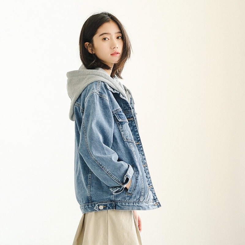 DENIM JACKET KÈM NÓN