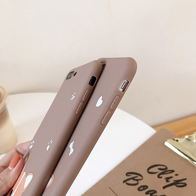 Ốp điện thoại dẻo in hình chó Corgi dễ thương cho iPhone 6 6s 7 8 Plus X XS MAX XR