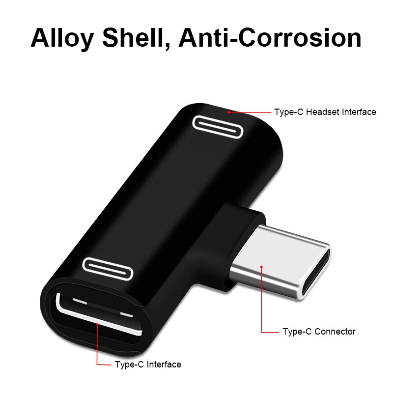 Đầu Chuyển Đổi Âm Thanh Type-C / 2 Trong 1 Chuyên Dụng Cho Huawei Mate / Dual