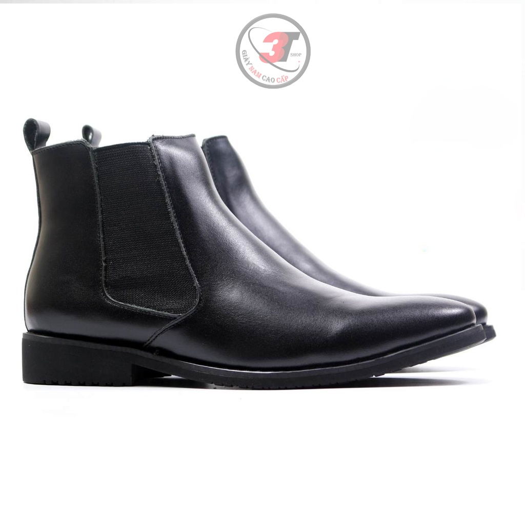 Chelsea Boots Classic Chất Liệu DA Bò Cao Cấp, giày bốt nam , Đế cao su mềm , Bảo hành 12 Tháng , Mẫu Thời Trang