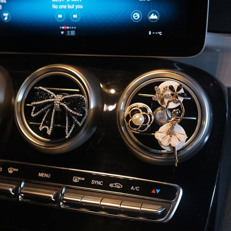 Sáp Thơm Ô Tô Cài Cửa Gió Hình Chiếc Nơ Xinh Xắn