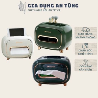 Hộp đựng khăng giấy rút để bàn sang trọng cao cấp.