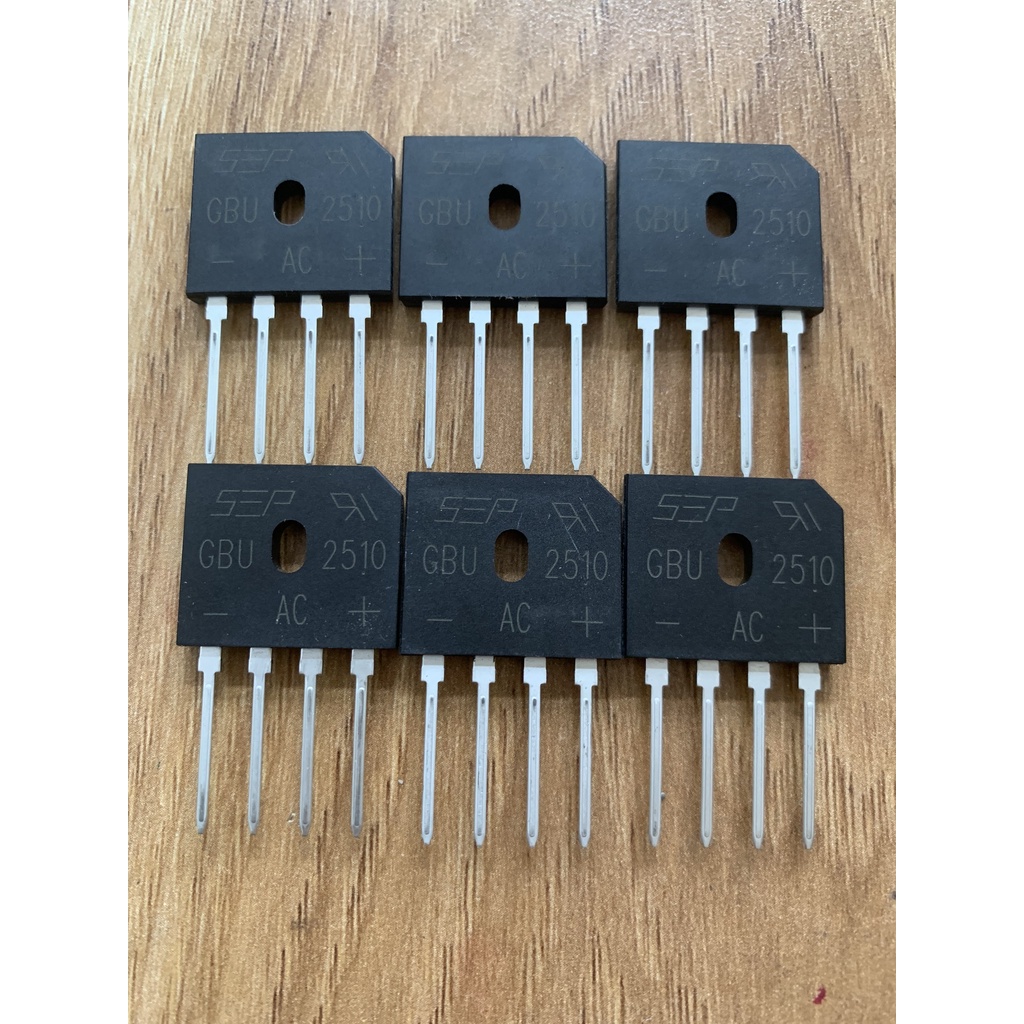 Cầu diode GBU2510 25A 1000V DIP-4 chính hãng SEB