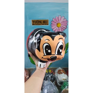 Heo đất handmade - chuột mickey