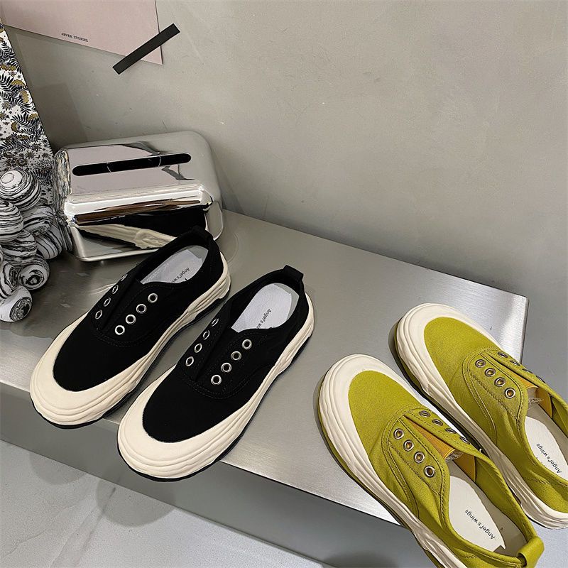 Oeteo Giày Thể Thao Nữ Vải canvas Thời Trang Năng Động