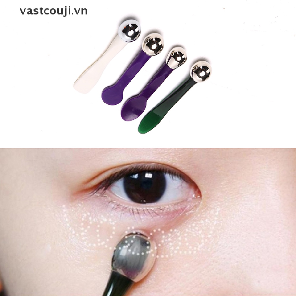 1 Que Kim Loại Lấy Kem Mát Xa Mắt VASTJI Tiện Dụng