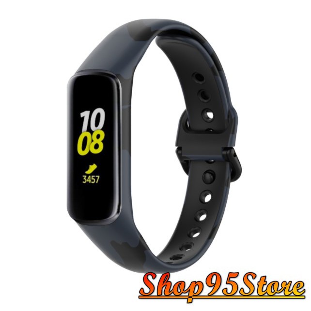 Dây đeo silicon dành cho Samsung Galaxy Fit 2 Fit2 SM-R220 họa tiết rằn ri