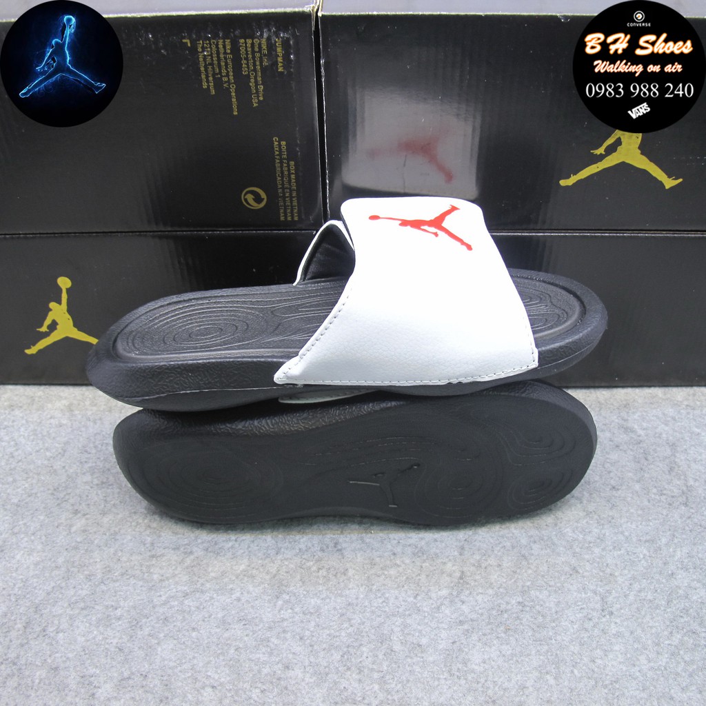 Dép Jordan hydro 6 Free ship + hộp hàng loại 1.1 JD bóng rổ siêu cấp quai ngang dán nam nữ unisex hot trend. BH Slippers