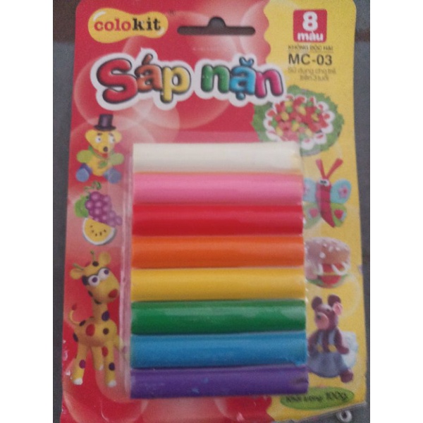 sáp nặn 8 màu