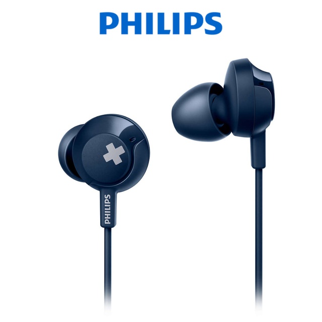 [Mã ELMALL150 giảm 8% đơn 500K] Tai nghe Philips SHE4305BL/00 - Màu xanh, có Mic