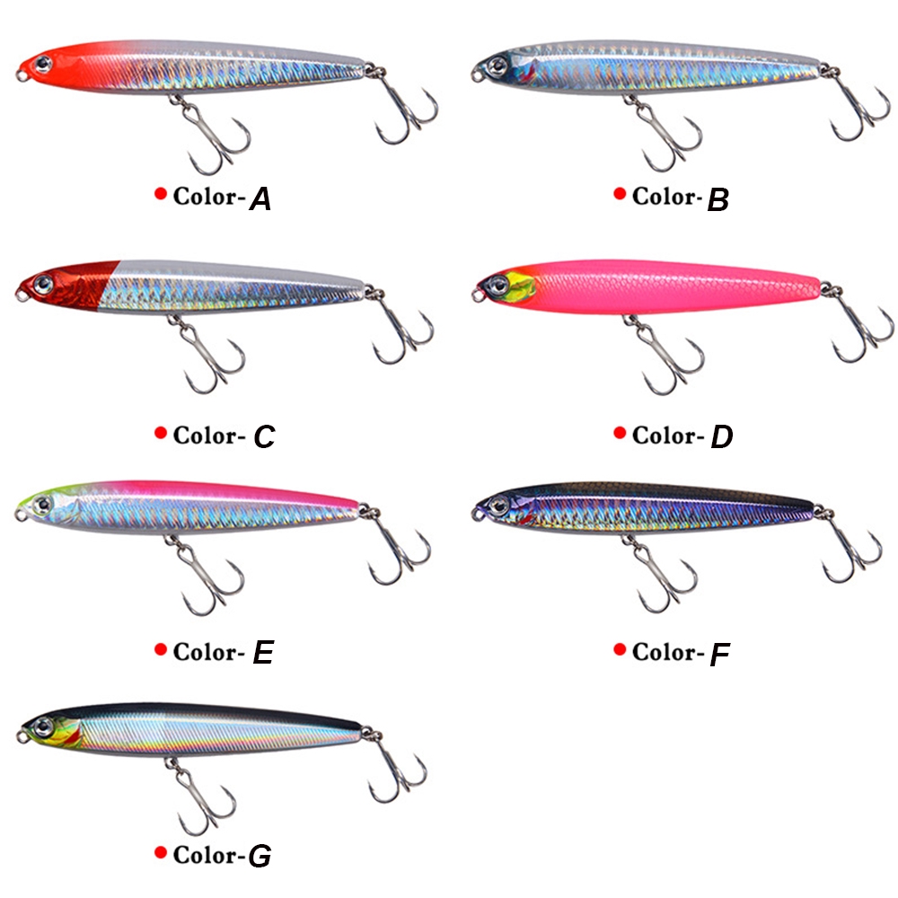 Mồi Câu Cá Giả Có Mắt 10g14g18g24g 75mm 95mm