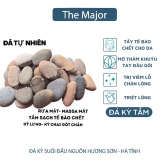 Đá Kì Tắm Tự Nhiên Loại có móc treo, Tẩy tế bào chết, Làm đẹp da ( mua 2 tặng 1 kẹo cu đơ)