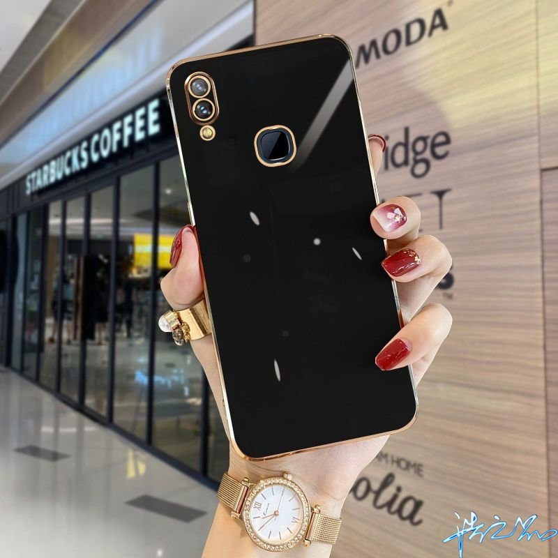 Ốp Điện Thoại Silicon Mềm Kết Cấu Sang Trọng Bảo Vệ Cho Vivo V11i Y95 Y91i Y91 V9 Y85 2022