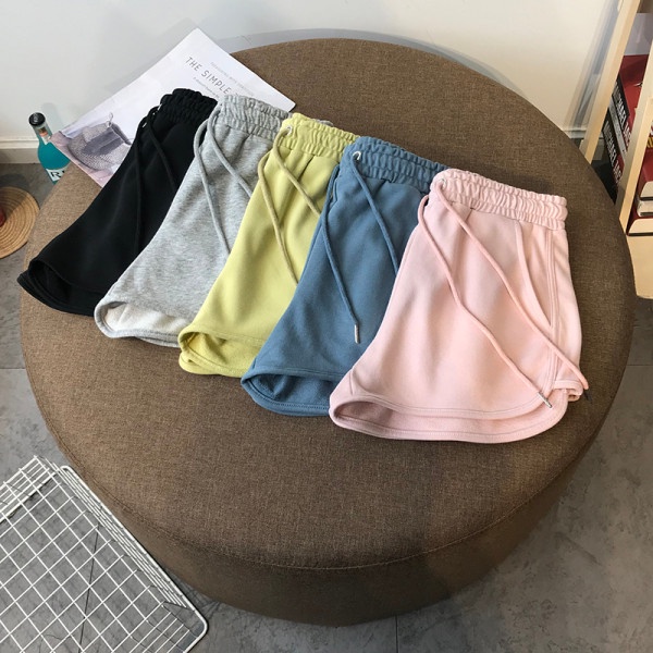 Quần ngắn đi xe đạp Lưng Cao Ống Rộng Phong Cách Hàn Quốc Thời Trang Mùa Hè Cho Nữ