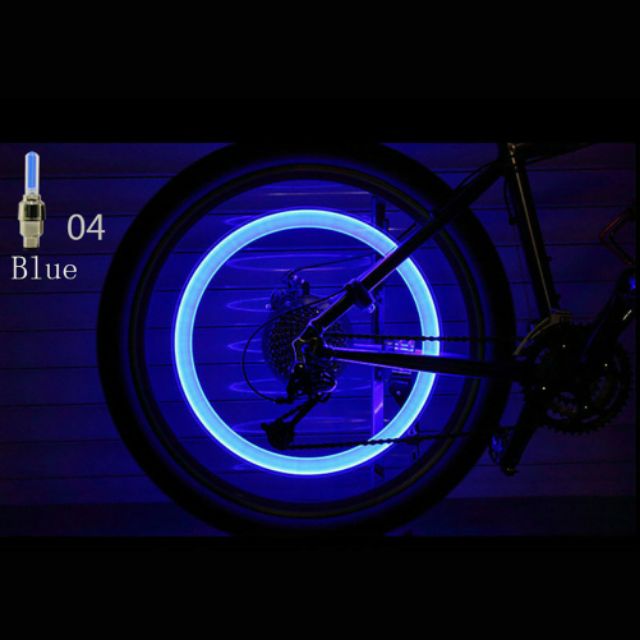 Đèn led neon gắn van xe đạp xe máy