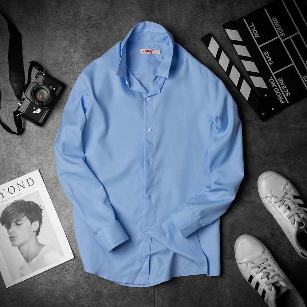 Áo sơ mi nam dài tay 4Lucky- 523, chất kate ít nhăn, form đẹp | BigBuy360 - bigbuy360.vn