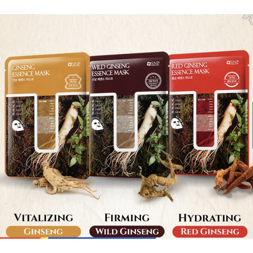 Bộ 5 Miếng Mặt nạ SNP Sâm - 25ml | BigBuy360 - bigbuy360.vn